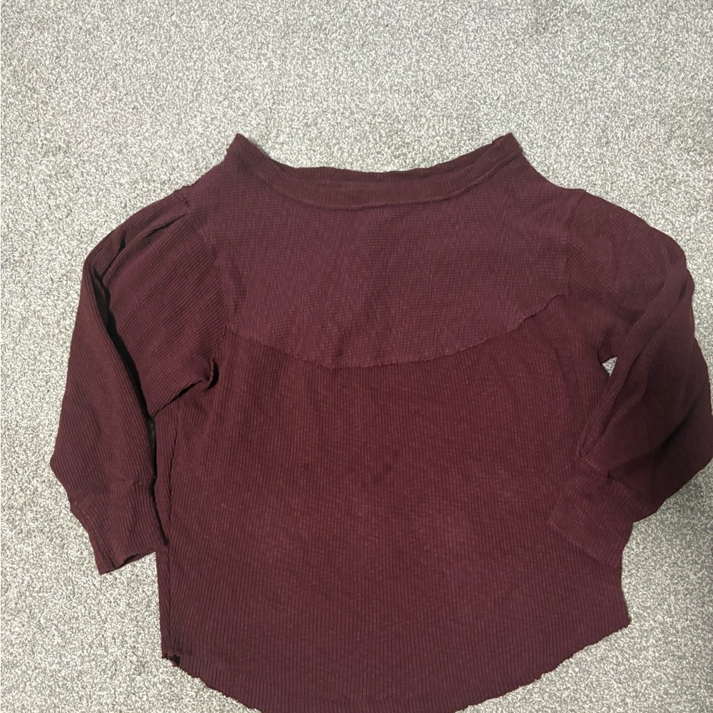 Free People - We The Free Knit Oversized Crew Neck Pullover Sweater Size Small - Picture 4 of 12